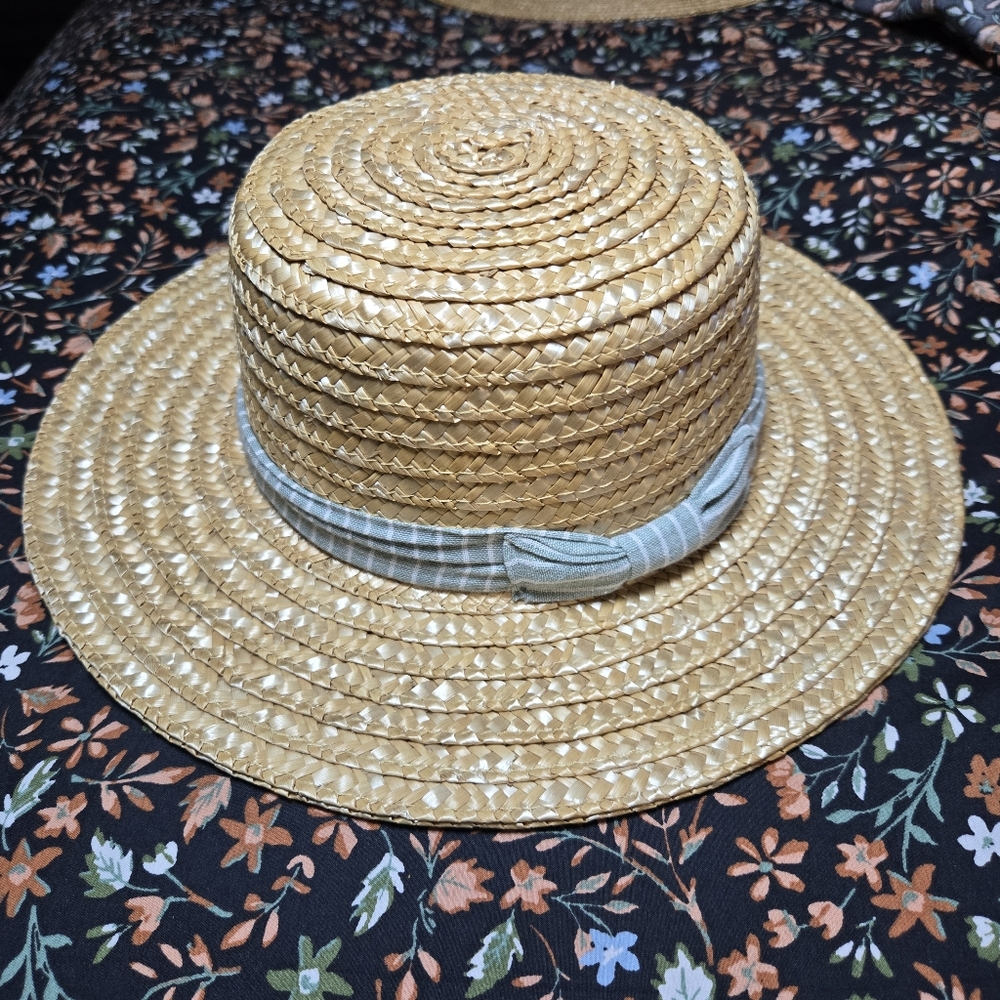 rhythm. Straw Boater Hat